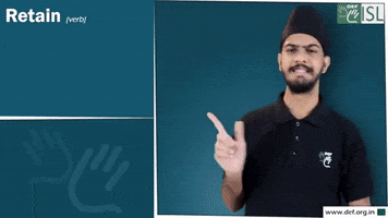 Sign Language Retain GIF by ISL Connect