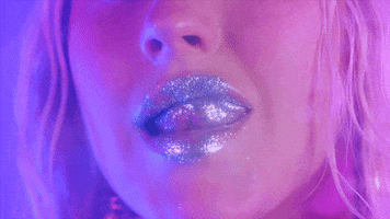 glitterl licking GIF by Christina Aguilera