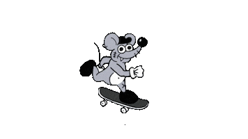 Mouse Noord Sticker by Skateboard School Amsterdam