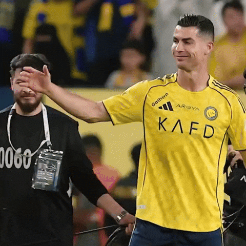 Ronaldo Smile GIF