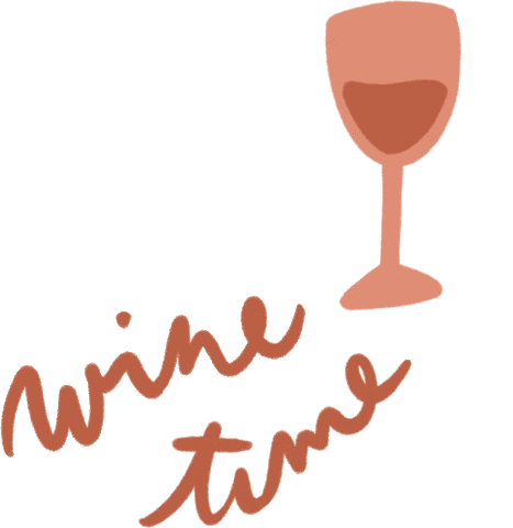 Wine Evening Sticker by j.s.f.d.v.m.a.