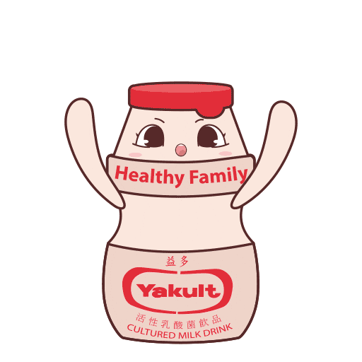 Fitness Exercising Sticker by Yakult Singapore