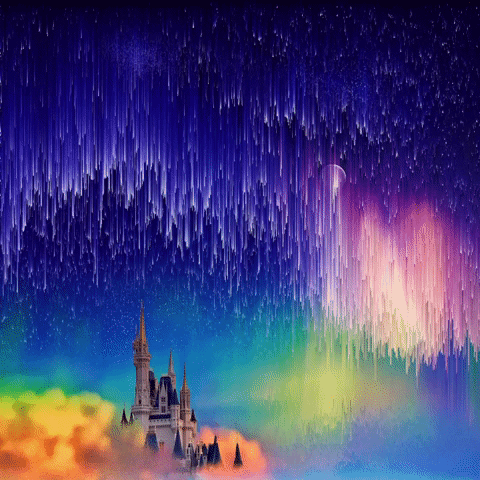 misvincent art trippy psychedelic disney GIF