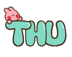 Week Thursday Sticker by antomignon