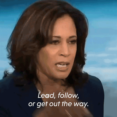 Get Out Follow GIF by Kamala Harris - Find & Share on GIPHY