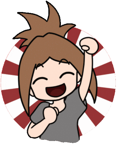 Ganbatte Sticker