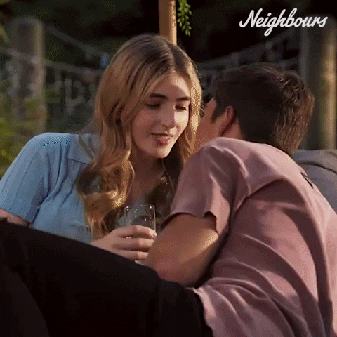 Third Wheel Relationship GIF by Neighbours (Official TV Show account)
