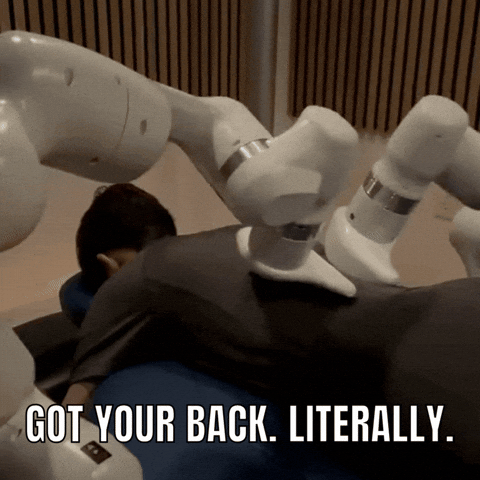 Got Your Back Robots GIF by Aescape