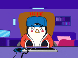 Troll Talking Smack GIF by Pudgy Penguins