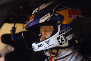ExtremeELive thinking red bull helmet game face GIF