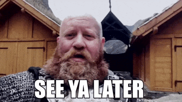 See You Later Beard GIF by Vinnie Camilleri