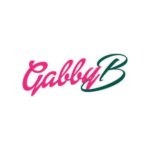 Logo Pink Sticker by Gabby B