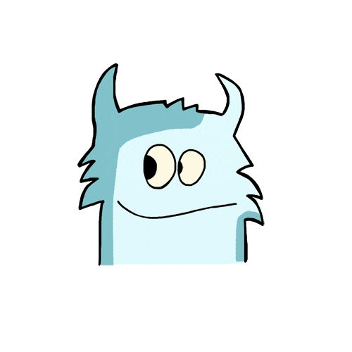 Cartoon Yeti Sticker by La Droguerie