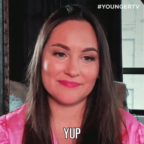 Aftershow Yes GIF by YoungerTV