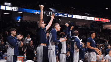 Bench Xaviermbb GIF by Xavier Men's Basketball