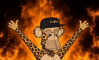 On Fire Burn GIF by Boring Merch