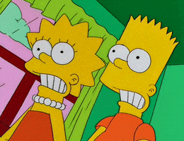 Shocked The Simpsons GIF