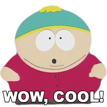Eric Cartman Wow Sticker by South Park