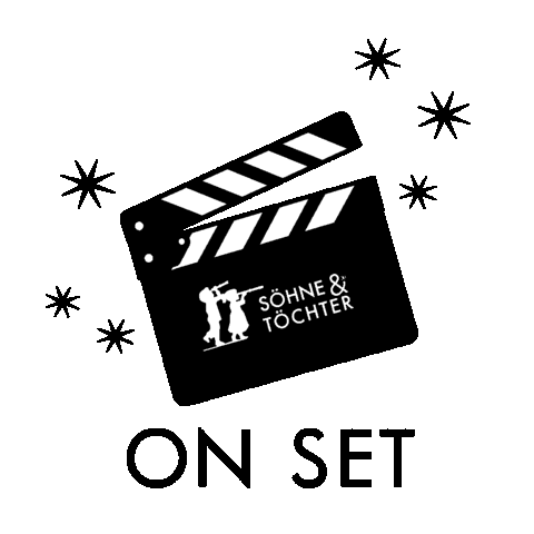 Movie Set Filmmaking Sticker by Söhne & Töchter
