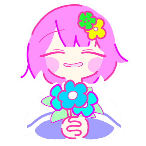 Happy Pink Sticker