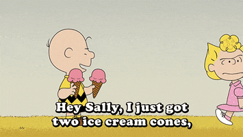 Ice Cream Cartoon GIF by Peanuts