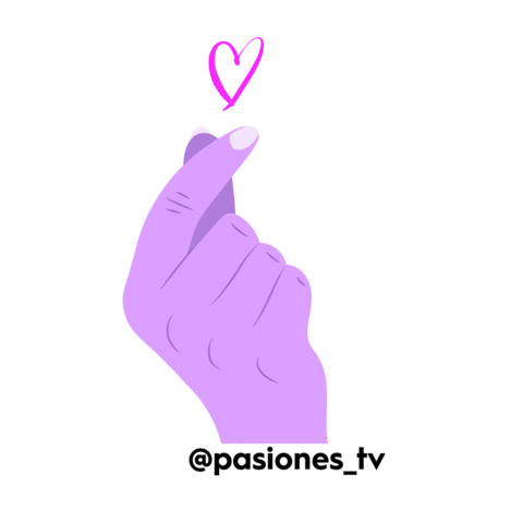I Love You Heart Sticker by Pasiones TV