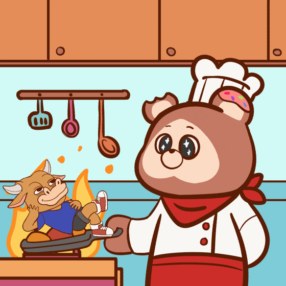 Chef Cooking GIF by Beraji Bears