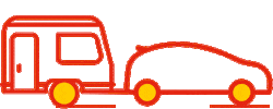 Camper Caravan Sticker by ADAC Camping