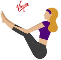 Yoga Flow Sticker by Virgin Active Singapore