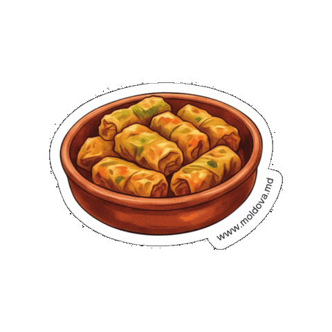 Sarmale Sticker by Invest Moldova