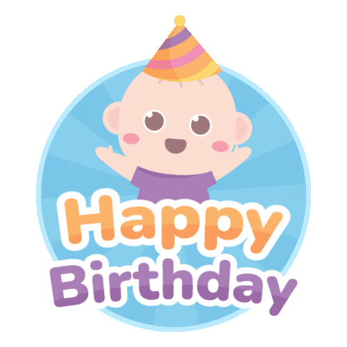 Celebrate Happy Birthday Sticker