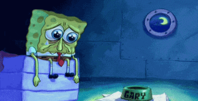 spongebob squarepants crying GIF