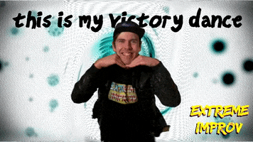 In Your Face Smile GIF by Extreme Improv