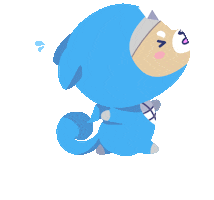 Prog-8 Ben The Ninja Sticker by Progate