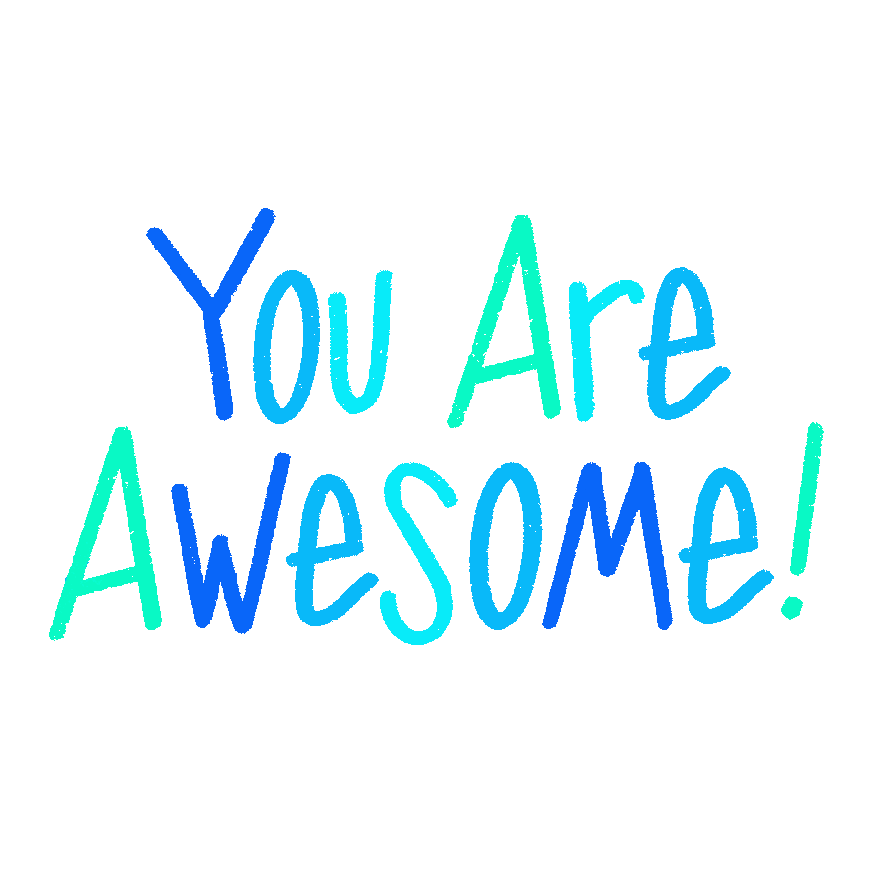 School You Are Awesome Sticker for iOS & Android | GIPHY