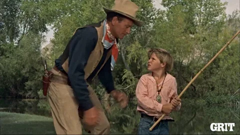 John Wayne Swimming GIF by GritTV