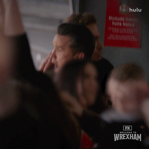 Happy Ryan Reynolds GIF by Welcome to Wrexham