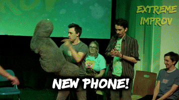 Call Me Android GIF by Extreme Improv
