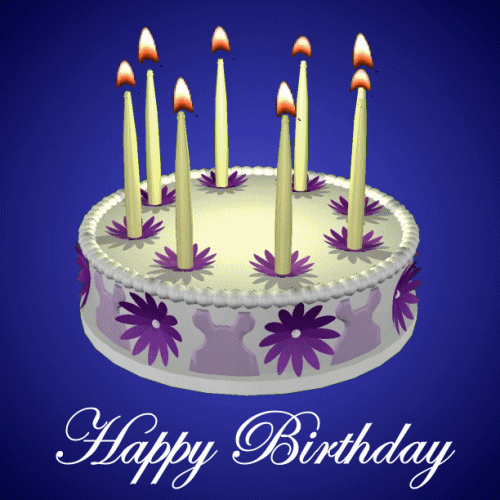 dotdave happy birthday cake candles birthday cake GIF
