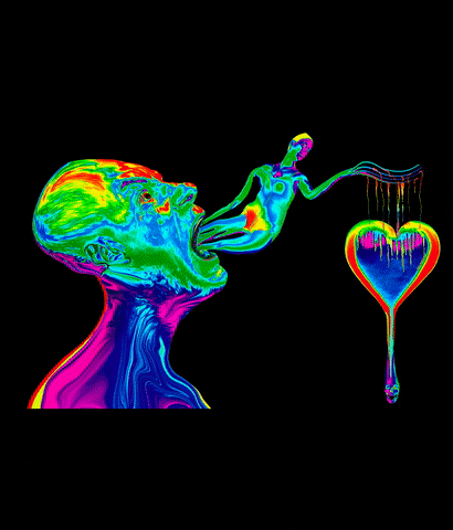 tylerreitan art rainbow psychedelic life GIF
