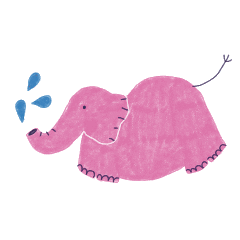 Baby Elephant Sticker by amedinesed