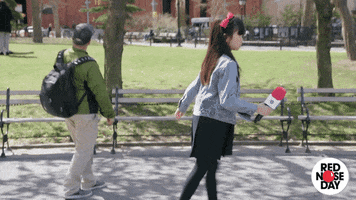 happy moon walk GIF by Red Nose Day