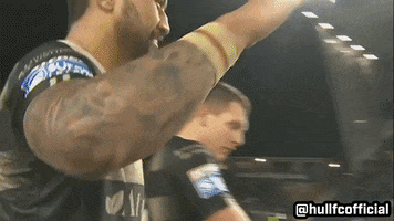 Rugby League Hug GIF by Hull FC