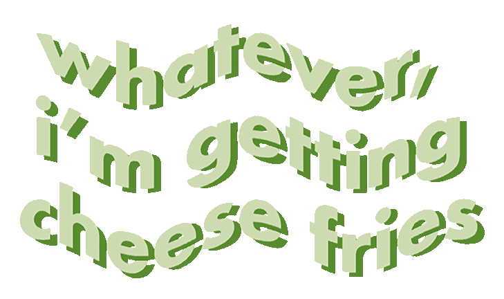 French Fries Whatever Sticker by Shake Shack