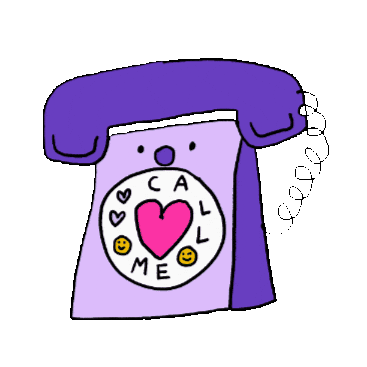 Call Me Waiting Sticker by Ece