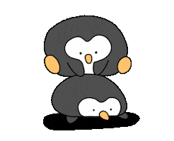 Penguin Jumping Sticker by Kennysgifs