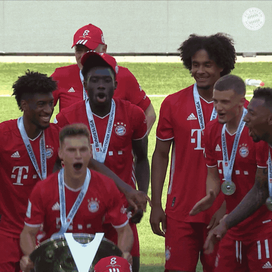 Joshua Kimmich Celebration GIF by FC Bayern Munich