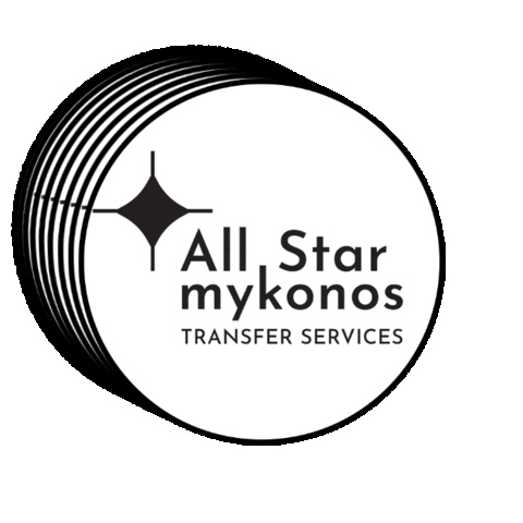 All my star Mykonos Sticker