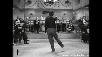 Silent Film Dance GIF by Charlie Chaplin