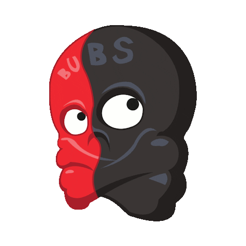 Skalle Nammi Sticker by BUBS Godis